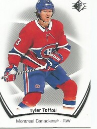 Tyler Toffoli Upper Deck SP AUthentics 2022 Montreal 21
